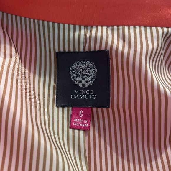 Vince Camuto Coral Single-Button Blazer Professional Office Wear Size 6 - Picture 7 of 8